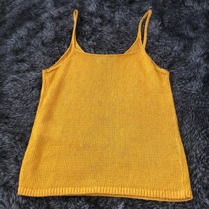 Banana Republic Yellow Tank Size Small